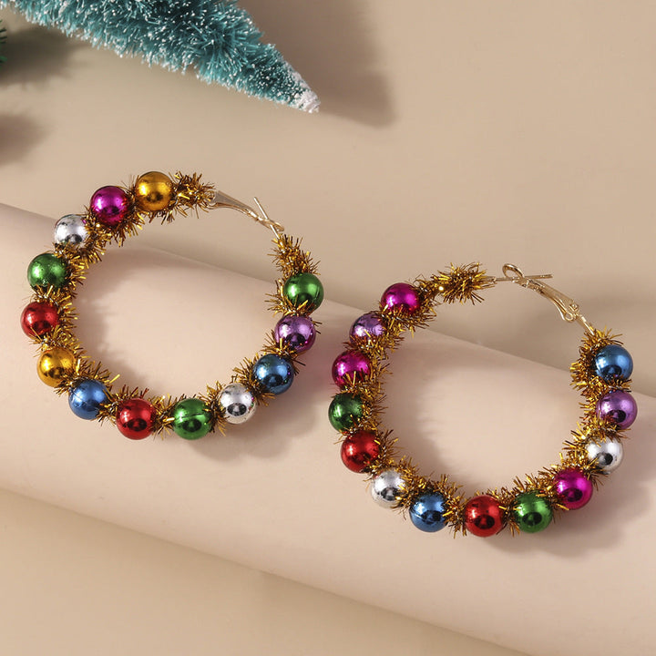 Ornament Christmas Cartoon Cute Earrings