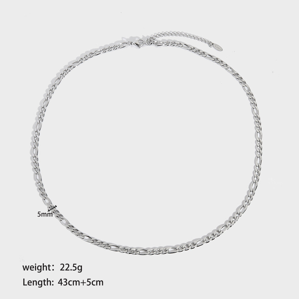 Personalized Hip Hop Style Non-fading Women's Necklace