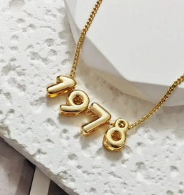 English Letter Pendant Necklace