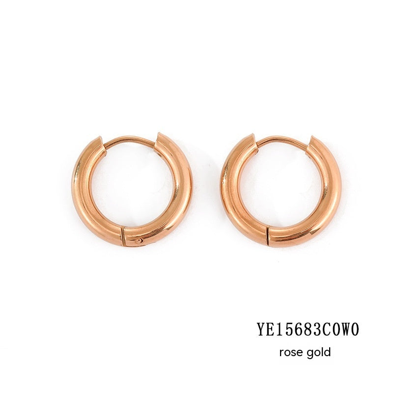 Classic Round Hoops Earrings