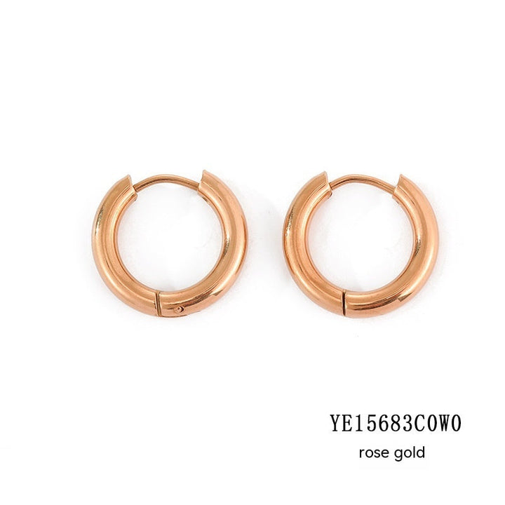 Classic Round Hoops Earrings