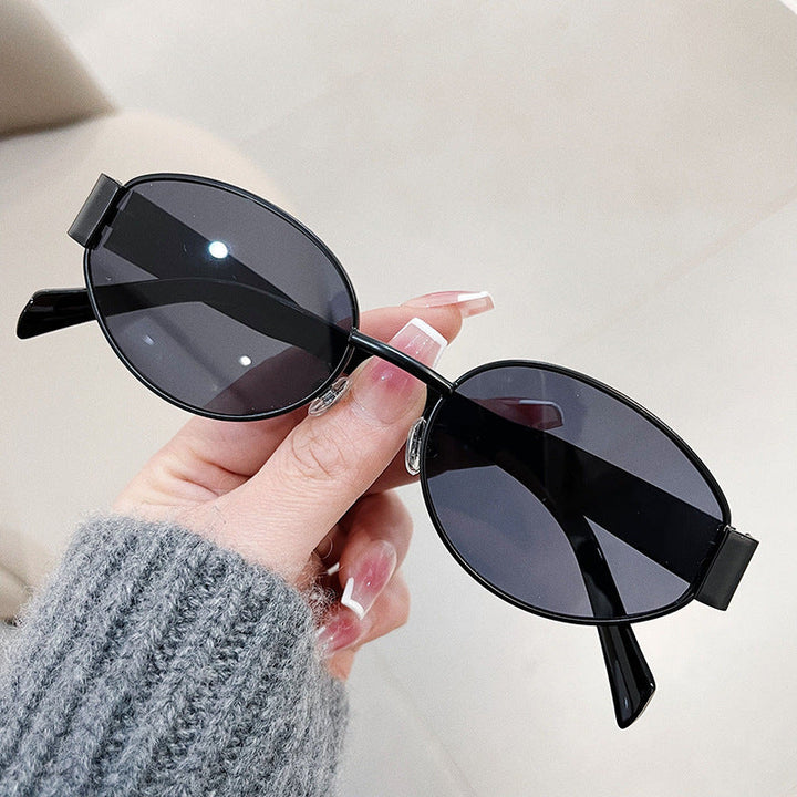 New Retro Oval Frame Glasses