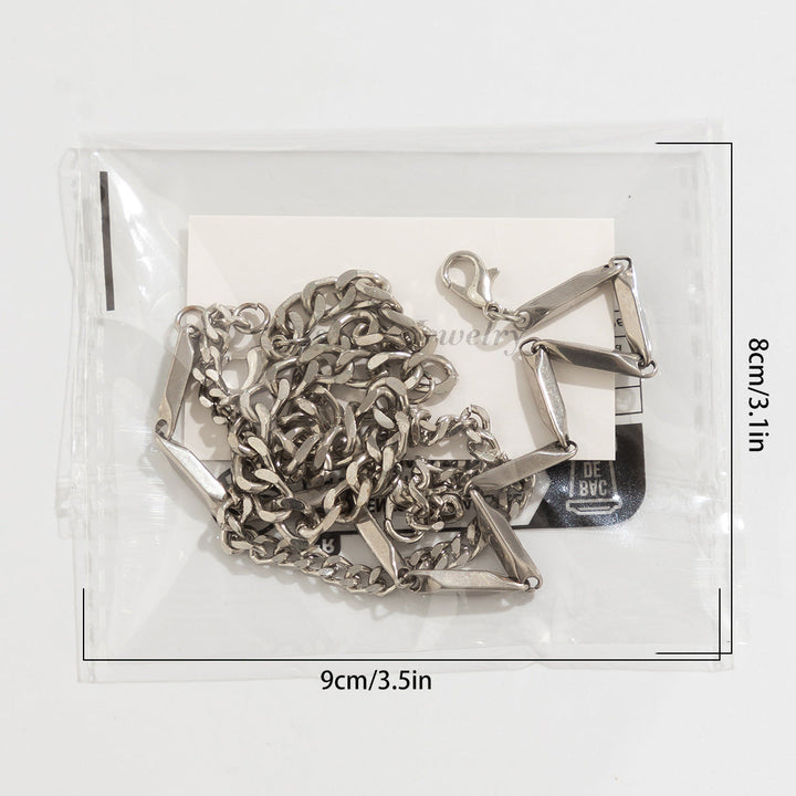 Multi-layer Hip Hop Stainless Steel Bracelet For Men