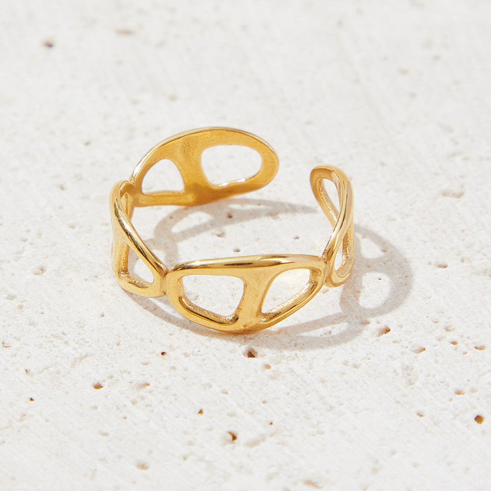 European And American Personalized Simple Women's Ring