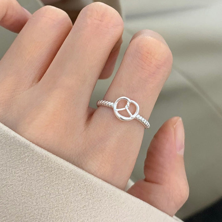 925 Sterling Silver Simple Bracelet Non-fading All-matching Little Finger Ring