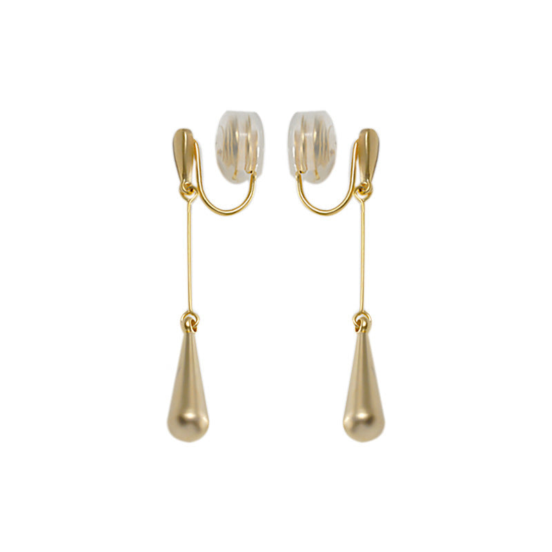 Long Slimming Water Drop Earrings Female Temperament