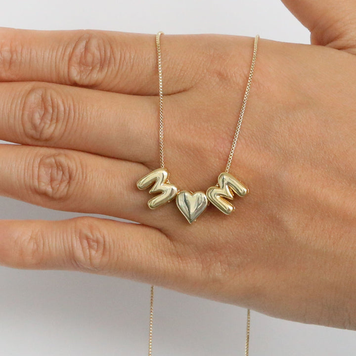 English Letter Pendant Necklace