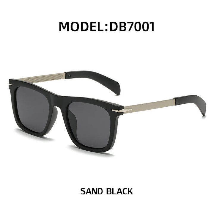 Mens Fashion Retro Polarized Box Sunglasses