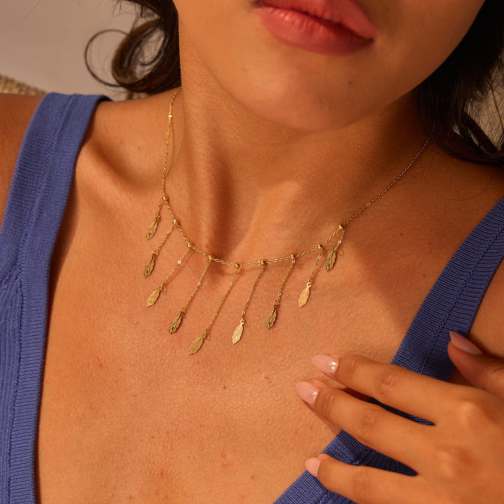 Clavicle Chain Tassel Light Luxury High-grade Titanium Steel