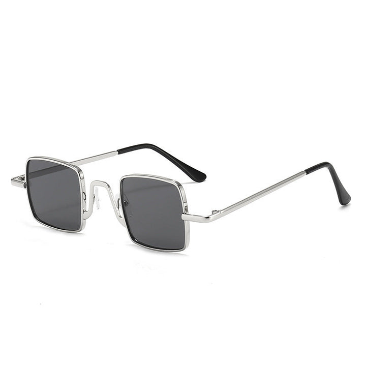 Retro Hip Hop Small Frame Square Douyin Online Influencer Street Shot Mini Glasses Funny Sunglasses Small Prince Glasses