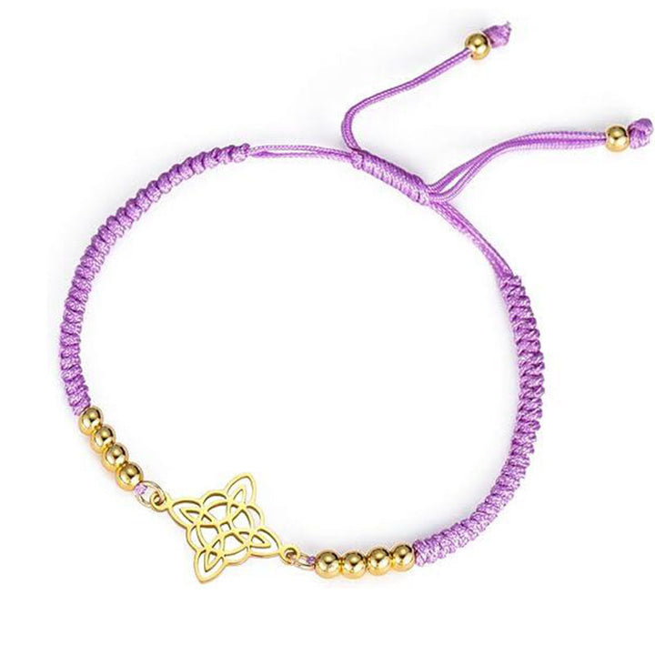 Golden Beaded Weave All-match Simple Adjustable Carrying Strap