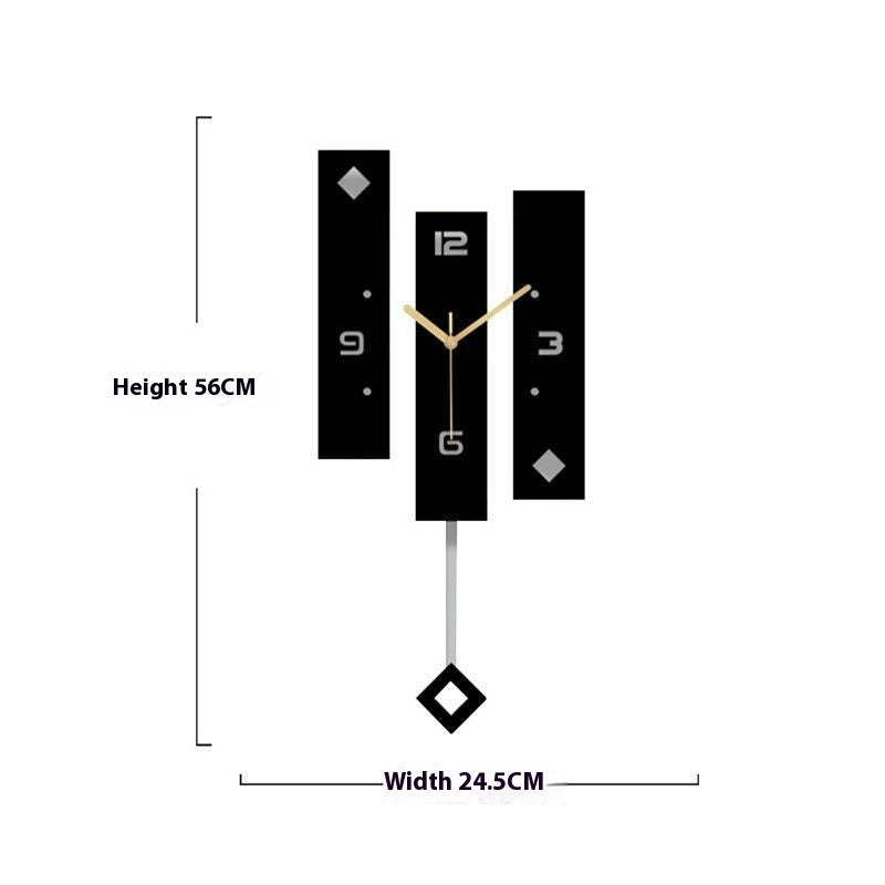 Decoration Light Luxury And Simplicity Creative Mute Wall Clock