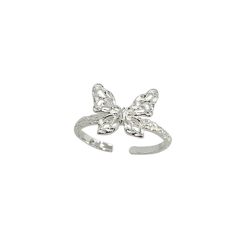 Lava Butterfly Ring Female Stylish Opening Adjustable