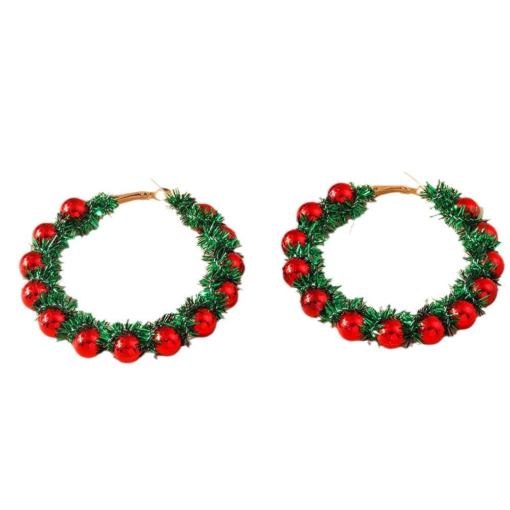 Ornament Christmas Cartoon Cute Earrings